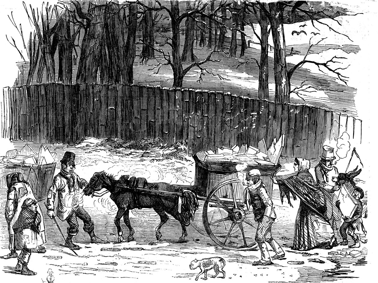 London isvogne, 1850 af Unbekannt