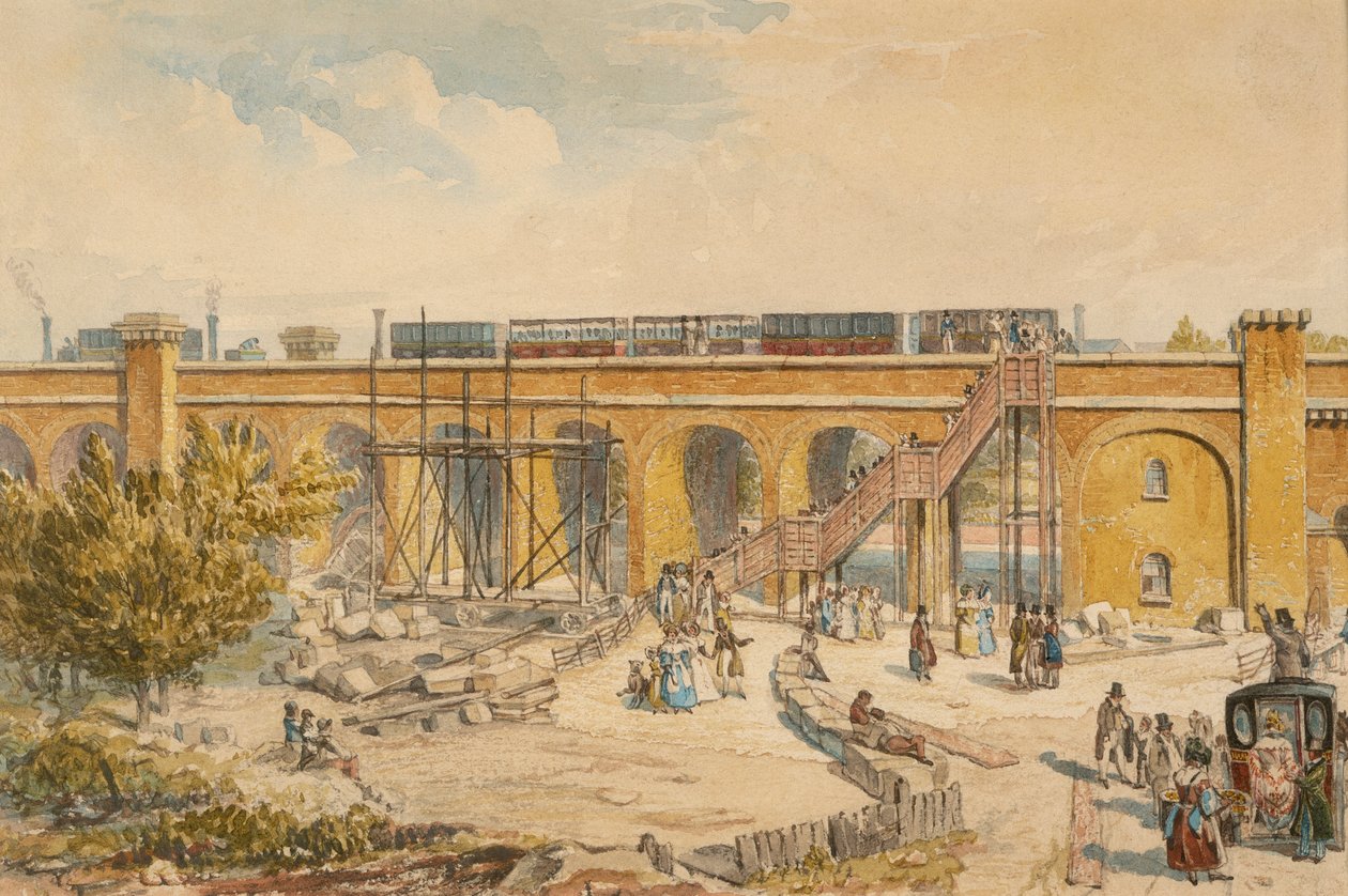 London til Greenwich Railway af Unbekannt