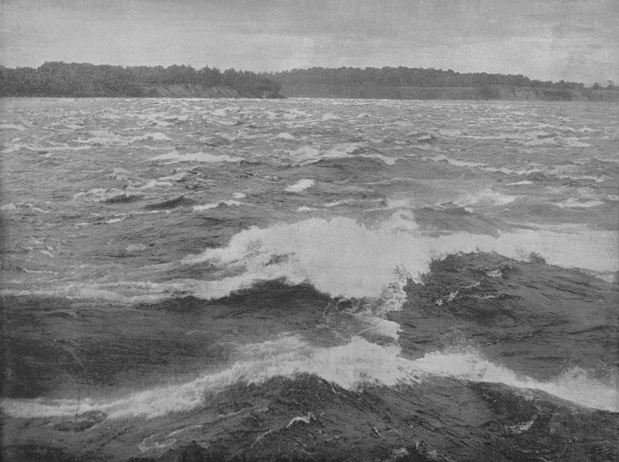 Long Sault Rapids, River St. Lawrence, c1897. af Unbekannt