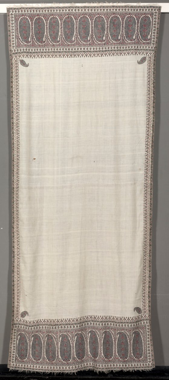 Langt sjal, ca. 1815. af Unbekannt