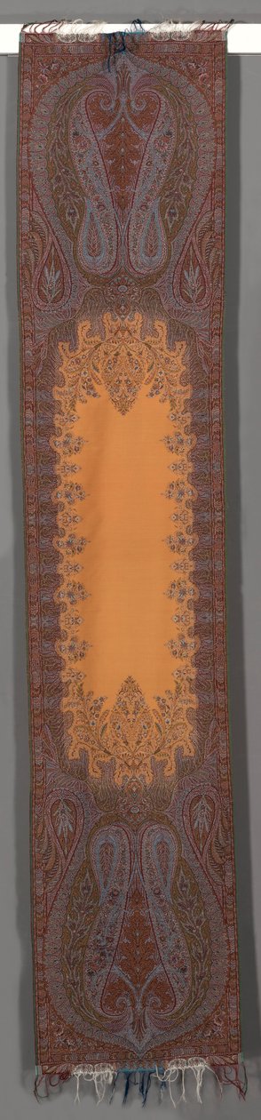 Long Stole med Botehs og Orange Center, 1850-1855. af Unbekannt