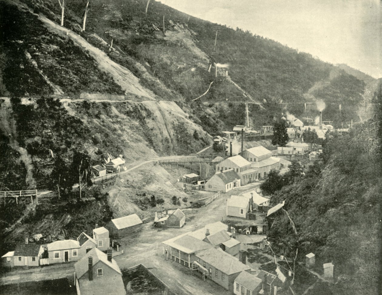 Long Tunnel Gold Mine, Walhalla, 1901. af Unbekannt