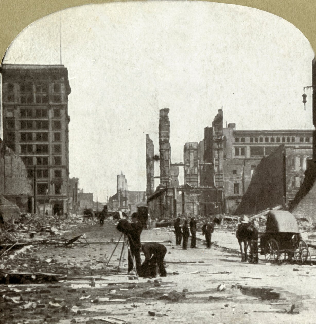 Ser op Grant Ave. fra Market St., 1906. af Unbekannt