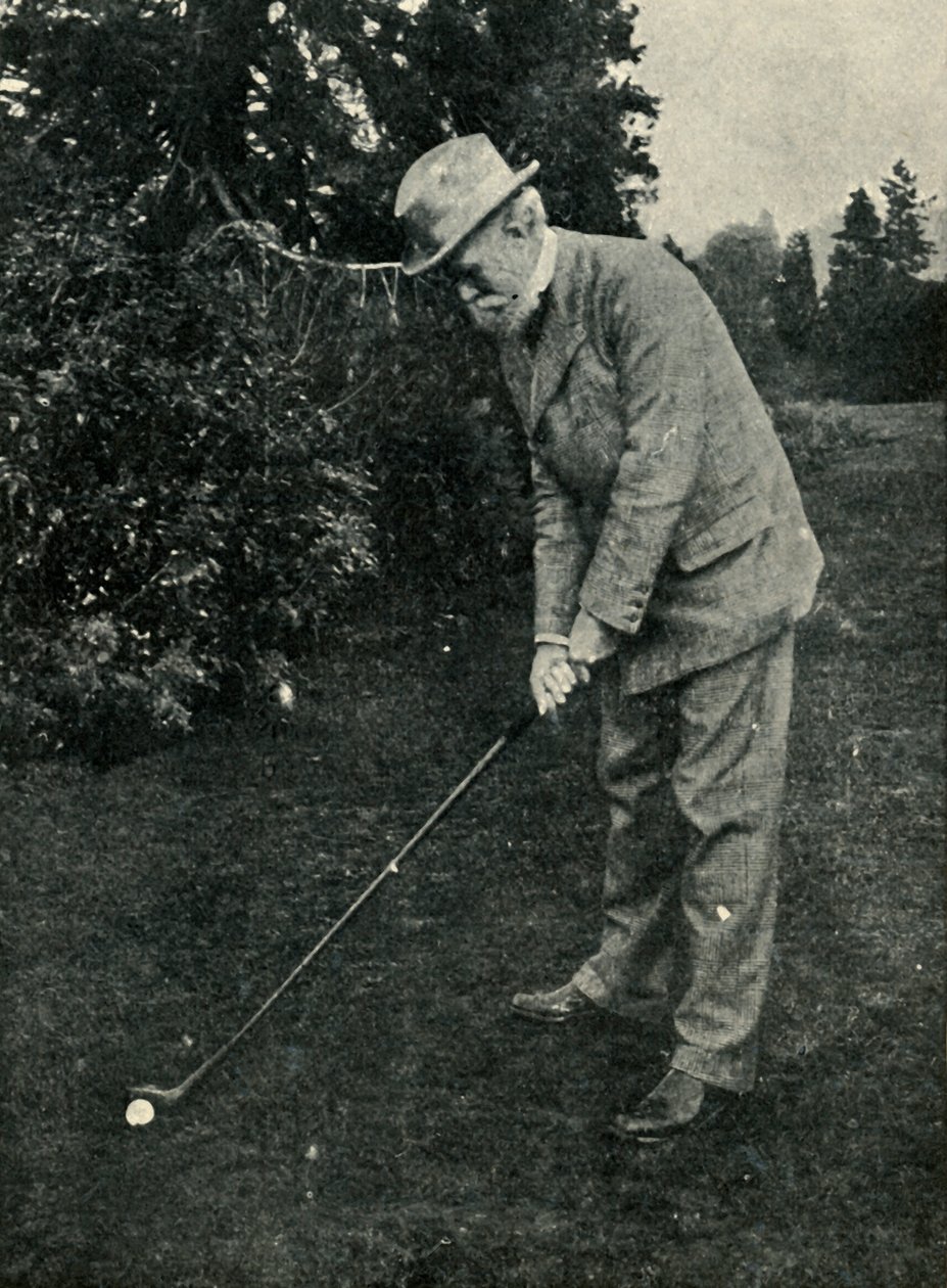Lord Avebury har for nylig taget til golf, 1901. af Unbekannt