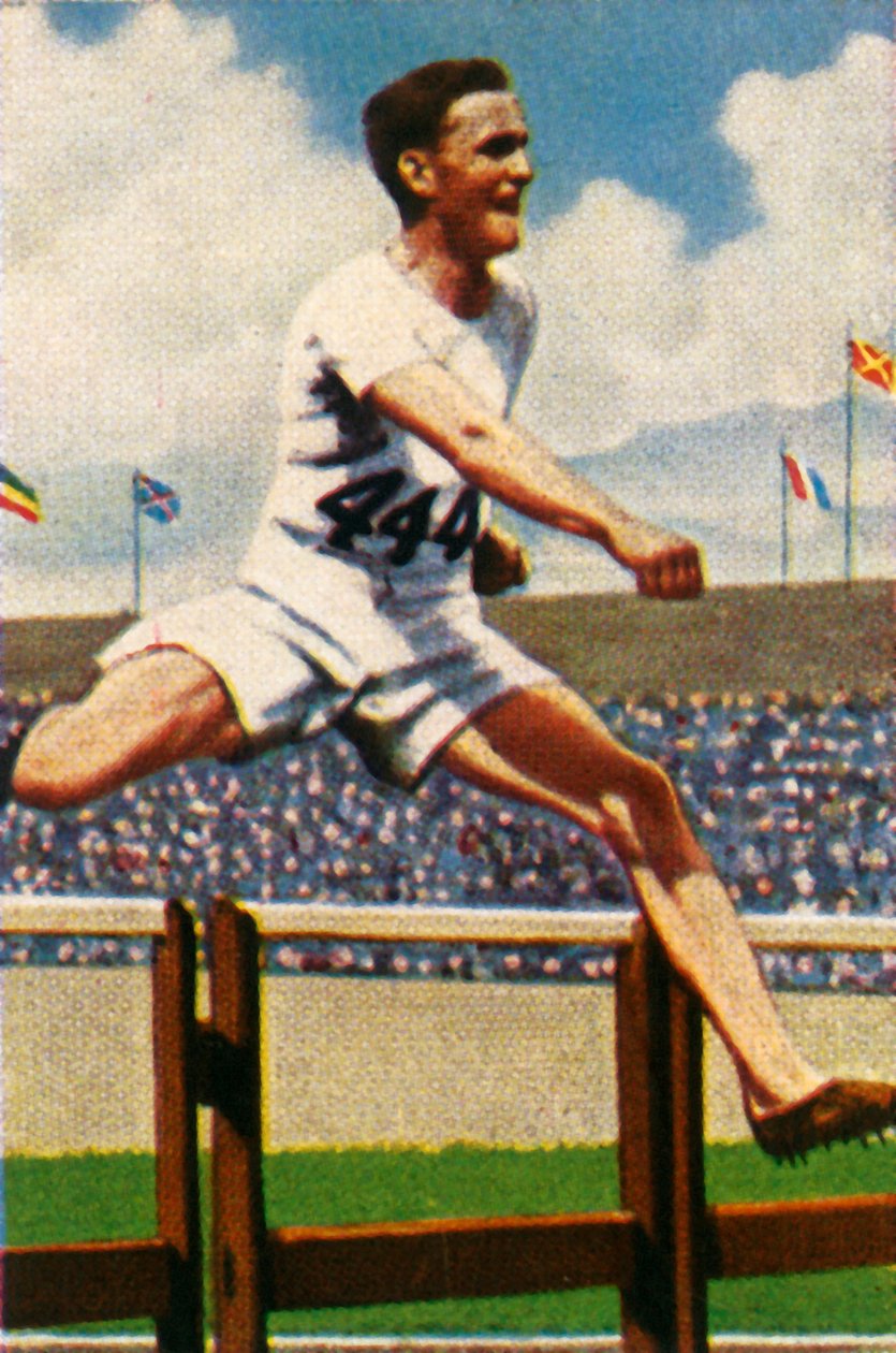 Lord Burghley, vinder, 400 m hækkeløb, 1928. af Unbekannt