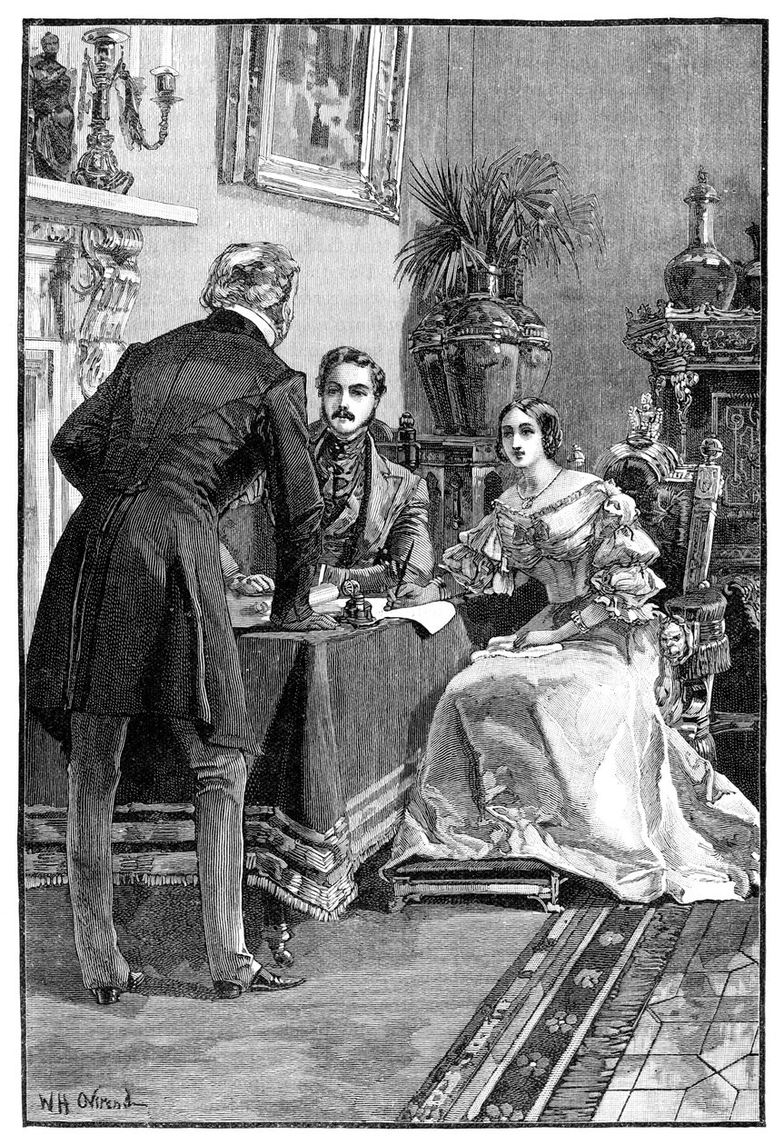Lord Campbells Audience of the Queen, 1900 af Unbekannt