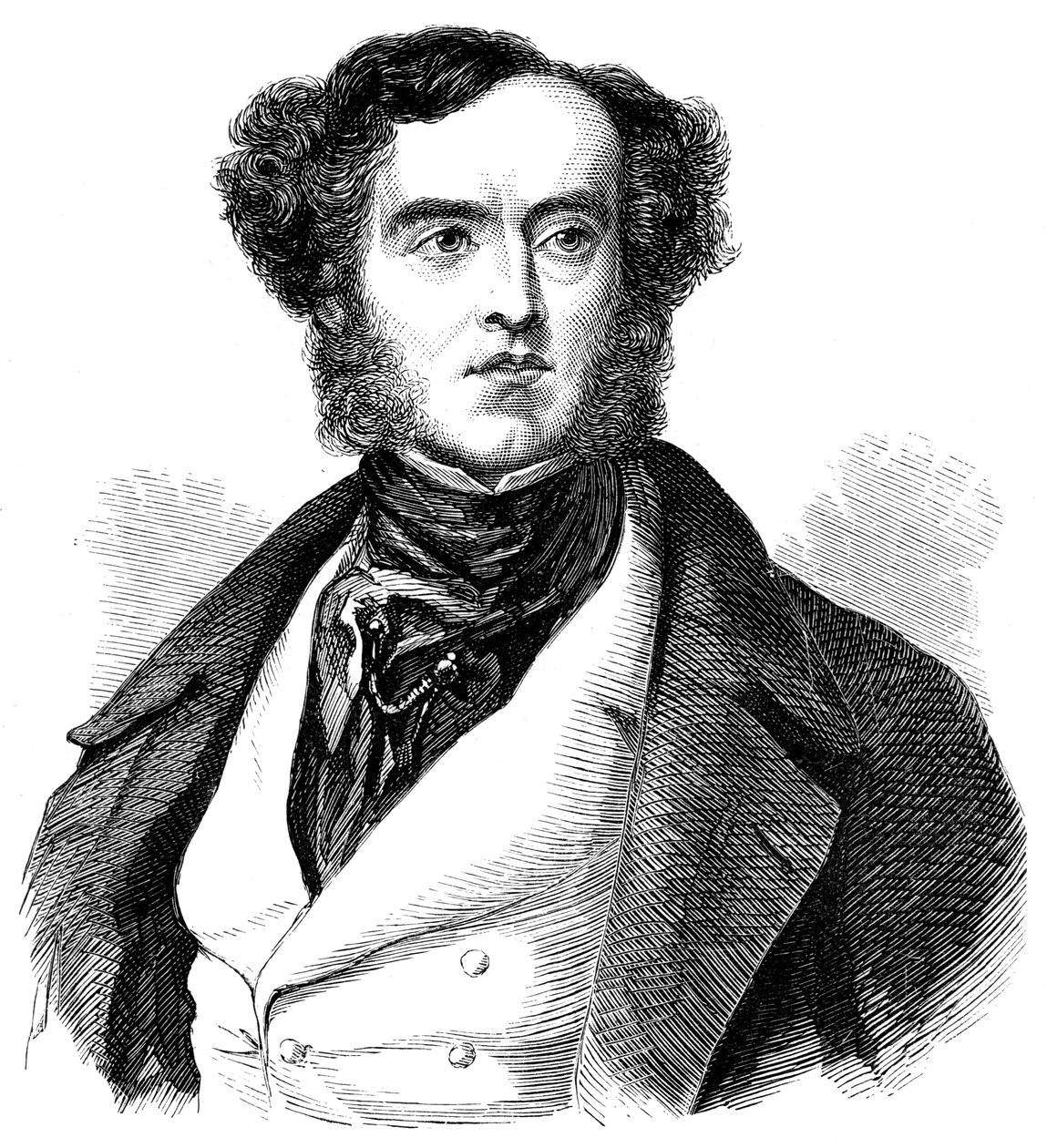 Lord George Bentinck, 1802-1848, 1800-tallet af Unbekannt