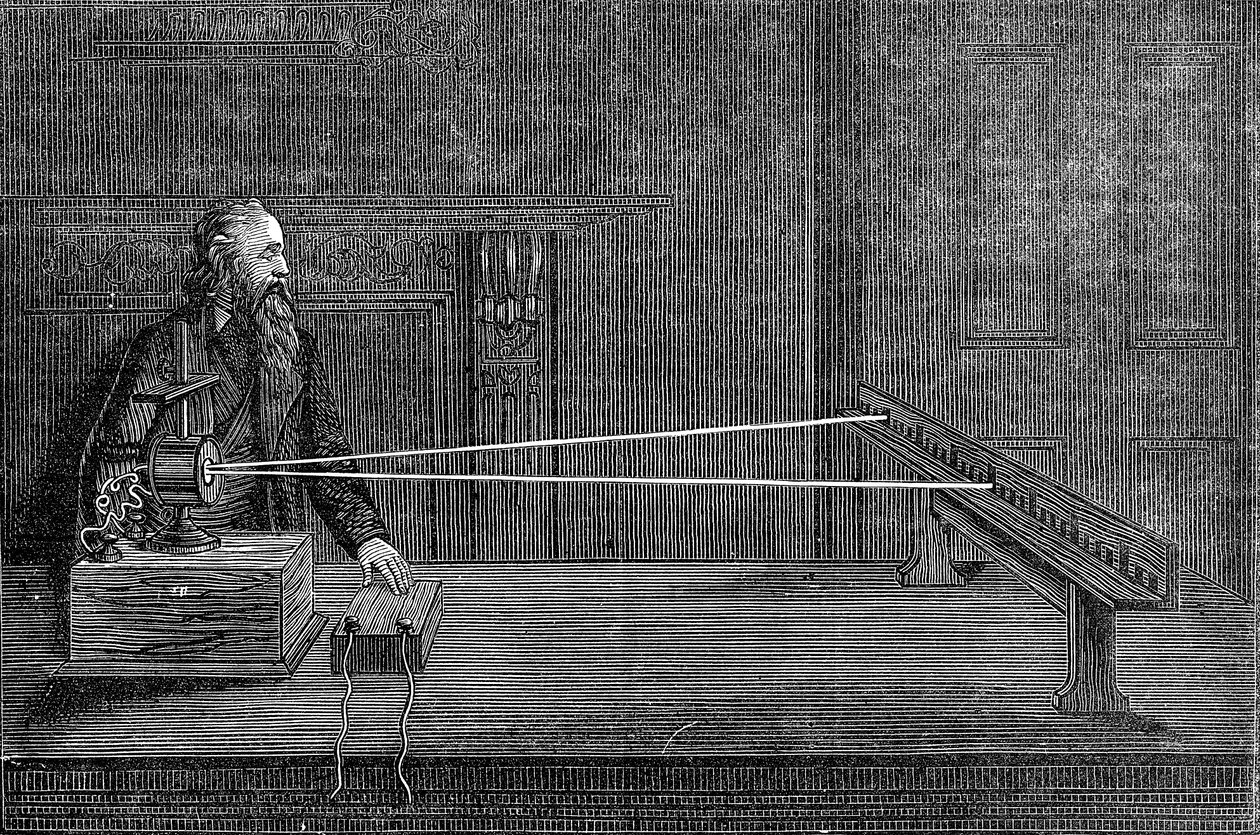 Lord Kelvins spejlgalvanometer, 1876 af Unbekannt