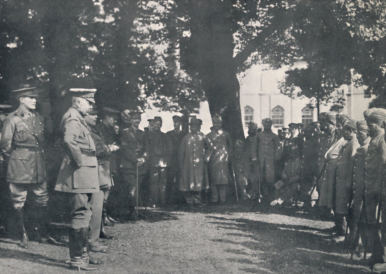 Lord Kitchener henvender sig til indiske patienter, 20. juli 1915, 1939 af Unbekannt