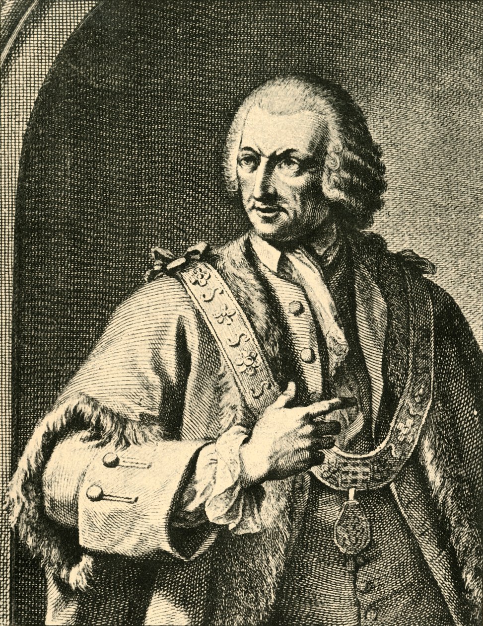 Overborgmester Beckford, 1709-1770, c1771, 1925. af Unbekannt