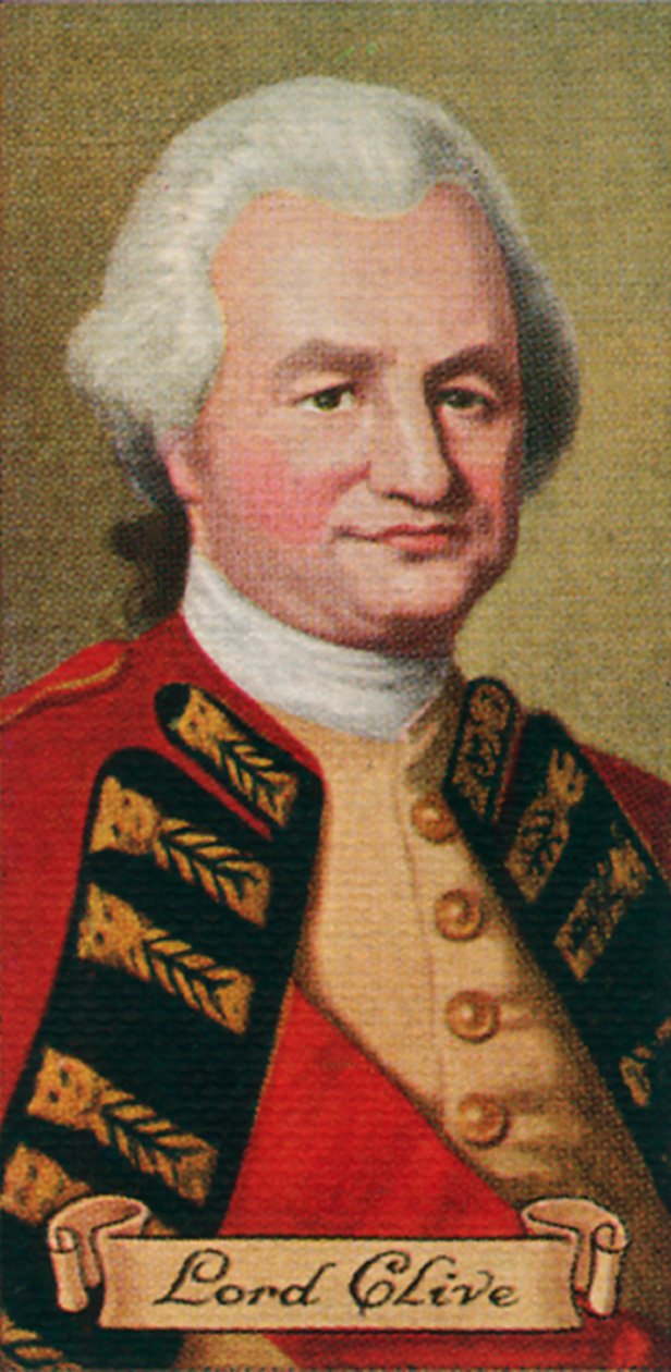 Lord Robert Clive, taget fra en række cigaretkort, 1935 af Unbekannt