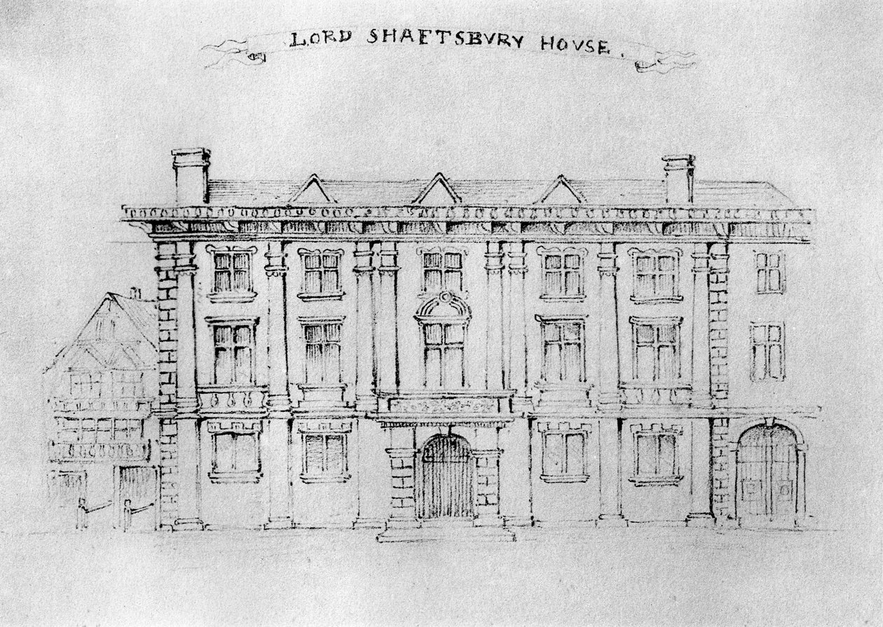 Lord Shaftbury House, Aldersgate Street, 1908 af Unbekannt