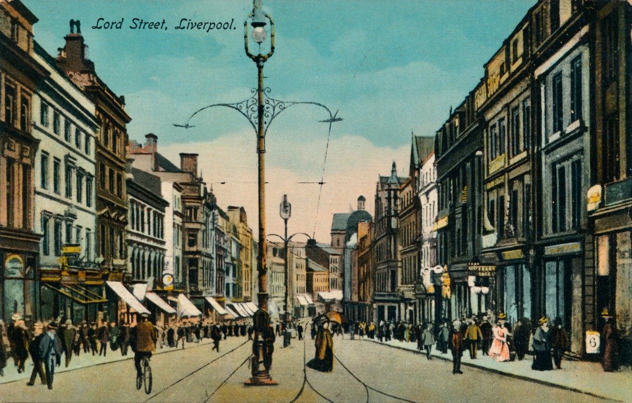 Lord Street, Liverpool, c1910 af Unbekannt