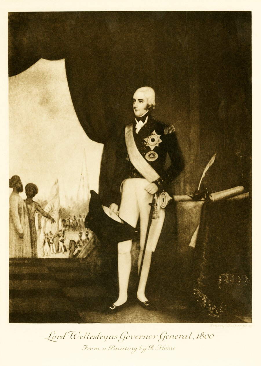 Lord Wellesley som generalguvernør, 1800, 1925. af Unbekannt