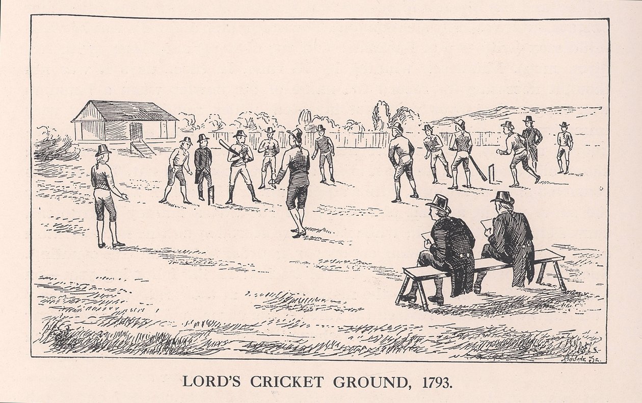 Lords cricketbane, London, 1793 1912 af Unbekannt