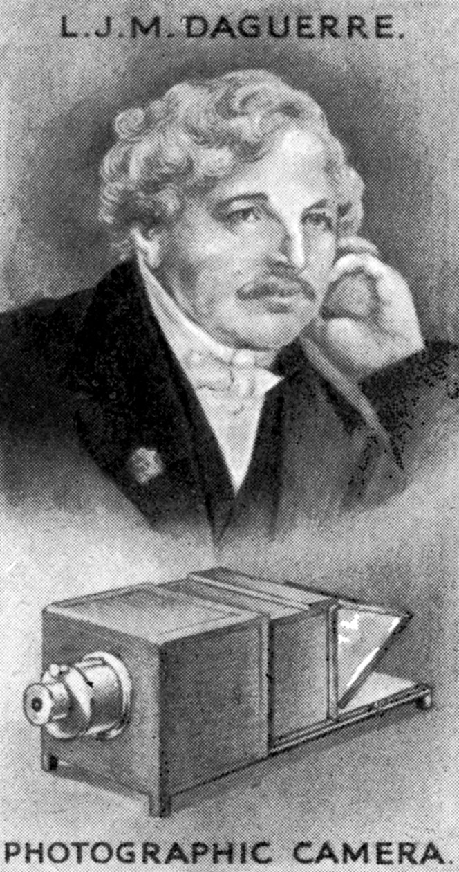 Louis-Jacques-Mande Daguerre, fransk kunstner og kemiker, c1924 af Unbekannt