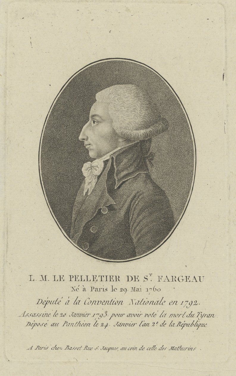 Louis-Michel Le Peletier, markis af Saint-Fargeau 1760-1793, 1790