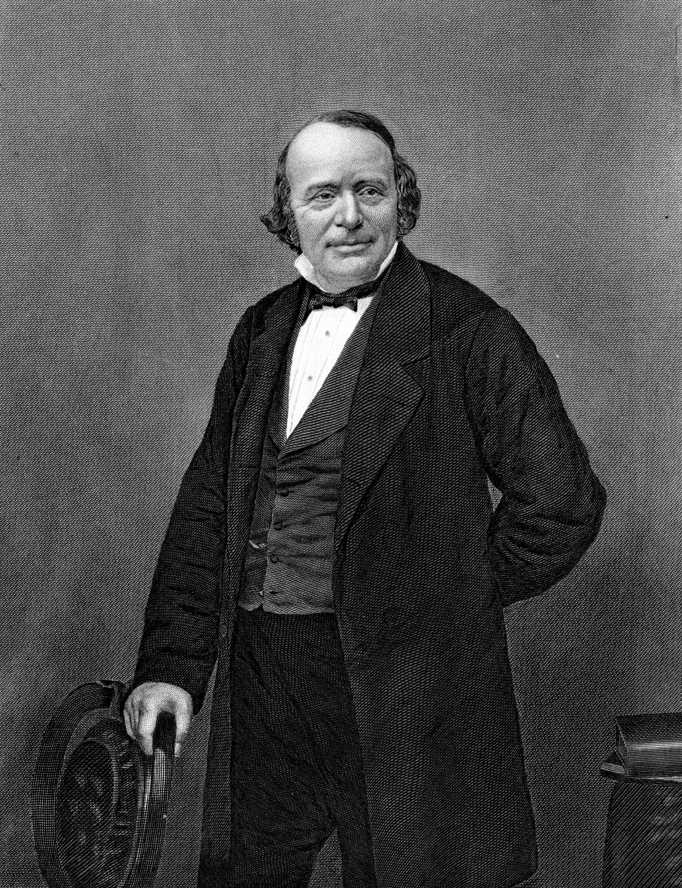 Louis Agassiz 1807-1873, schweizisk-født amerikansk naturforsker og glaciolog, c1860 af Unbekannt