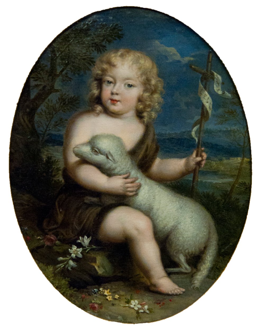 Louis Alexandre de Bourbon, greve af Toulouse 1678-1737 som Johannes Døberen, ca. 1680. af Unbekannt