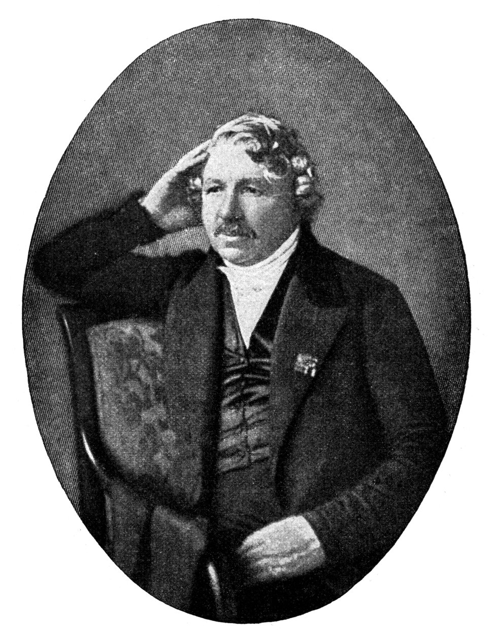 Louis Daguerre 1787-1851, fransk fotograf, 1900 af Unbekannt