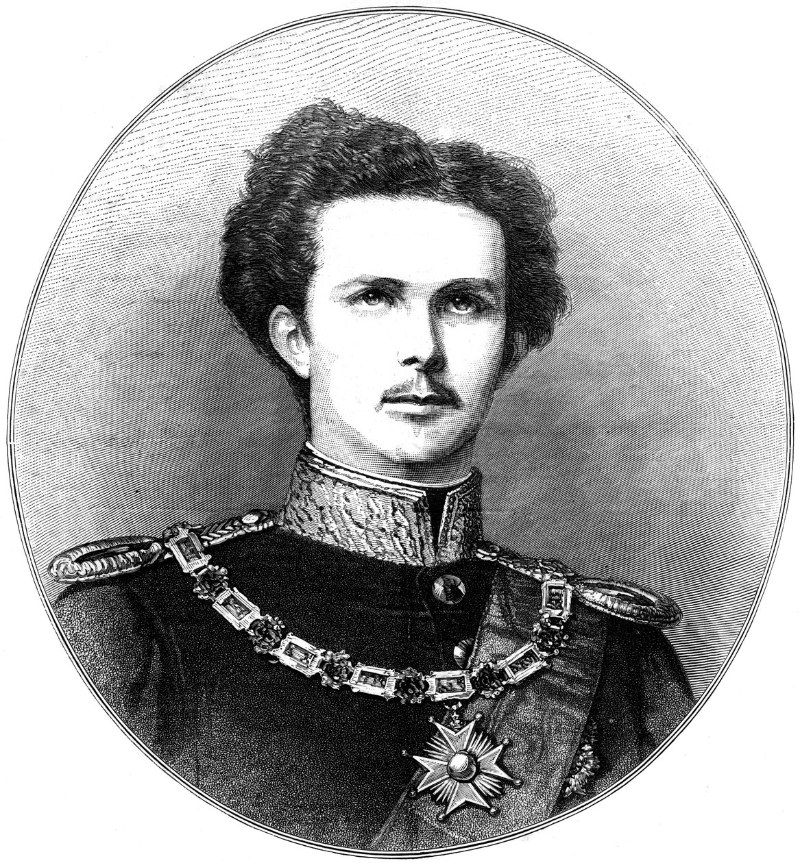 Louis II, Bayerns konge, 1800-tallet af Unbekannt