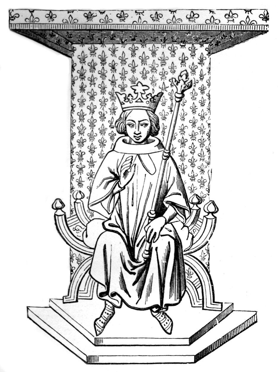 Louis IX, 14. århundrede, 1870 af Unbekannt
