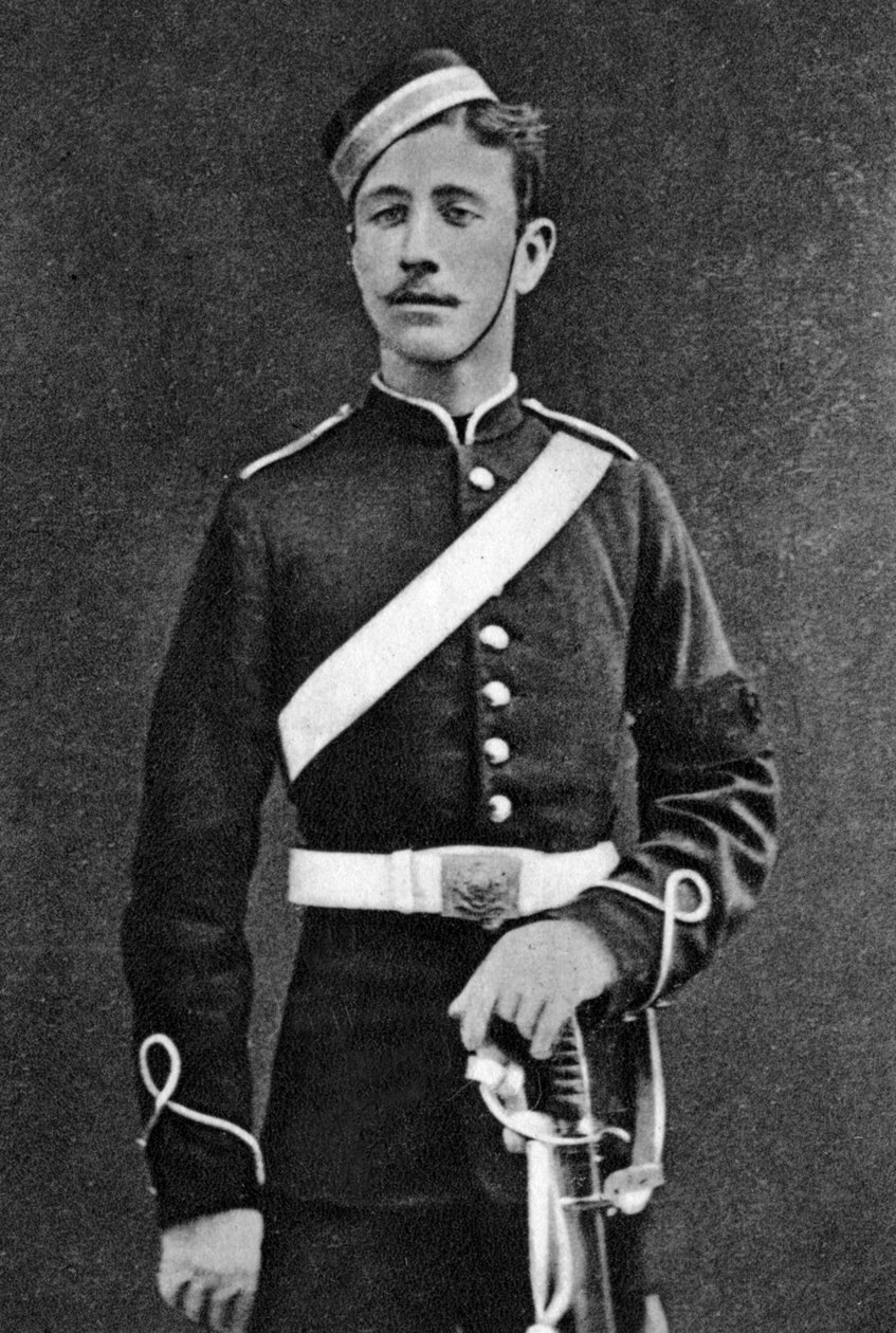 Louis Napoleon, fransk kejserprins, i britisk uniform, 1871-1879 af Unbekannt