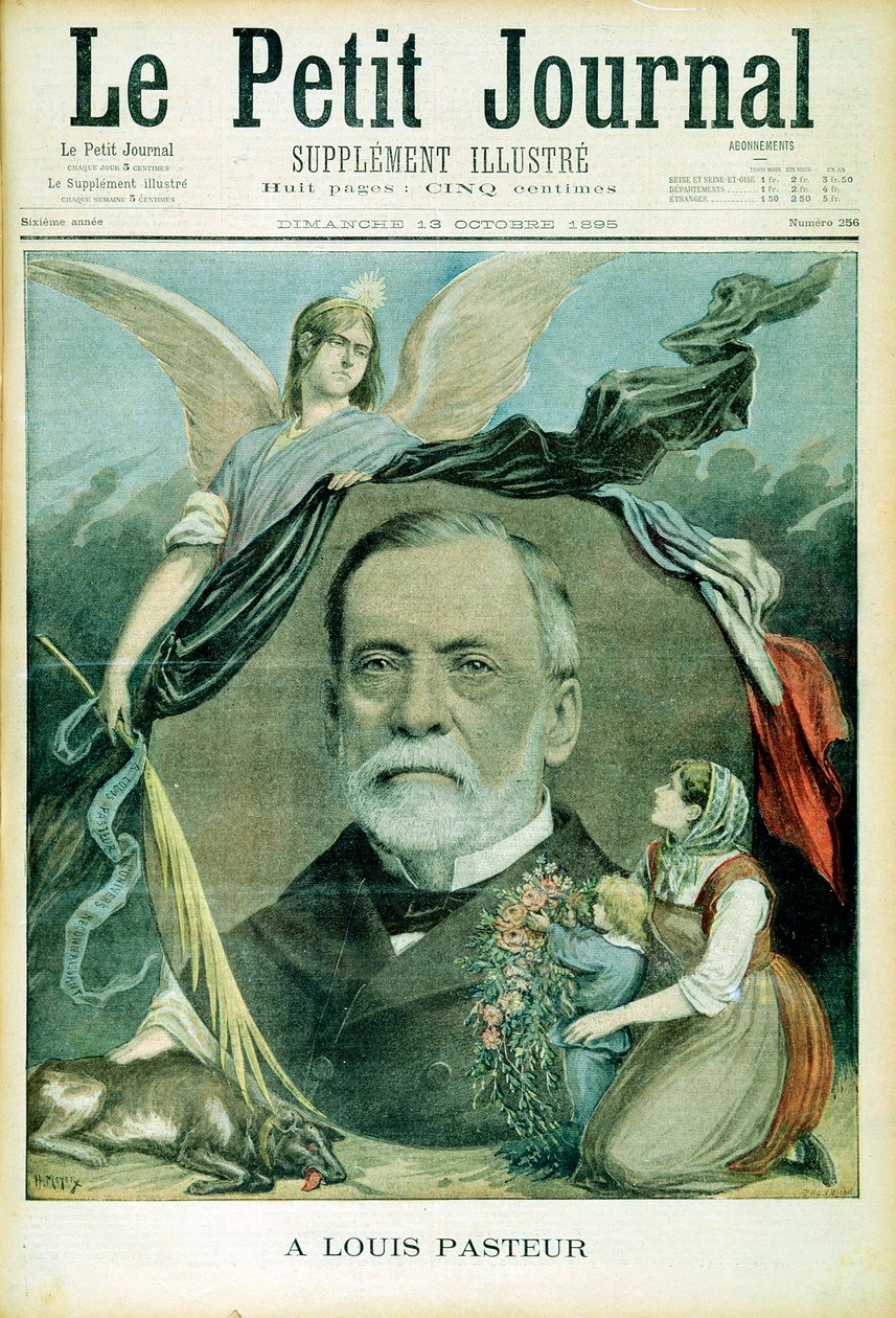 Louis Pasteur, fransk kemiker, 1895 af Unbekannt