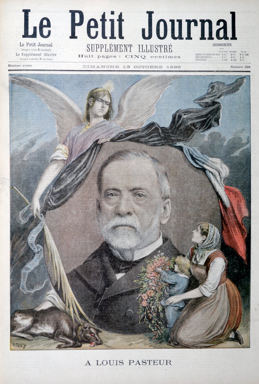 Louis Pasteur, fransk kemiker, 1895 af Unbekannt