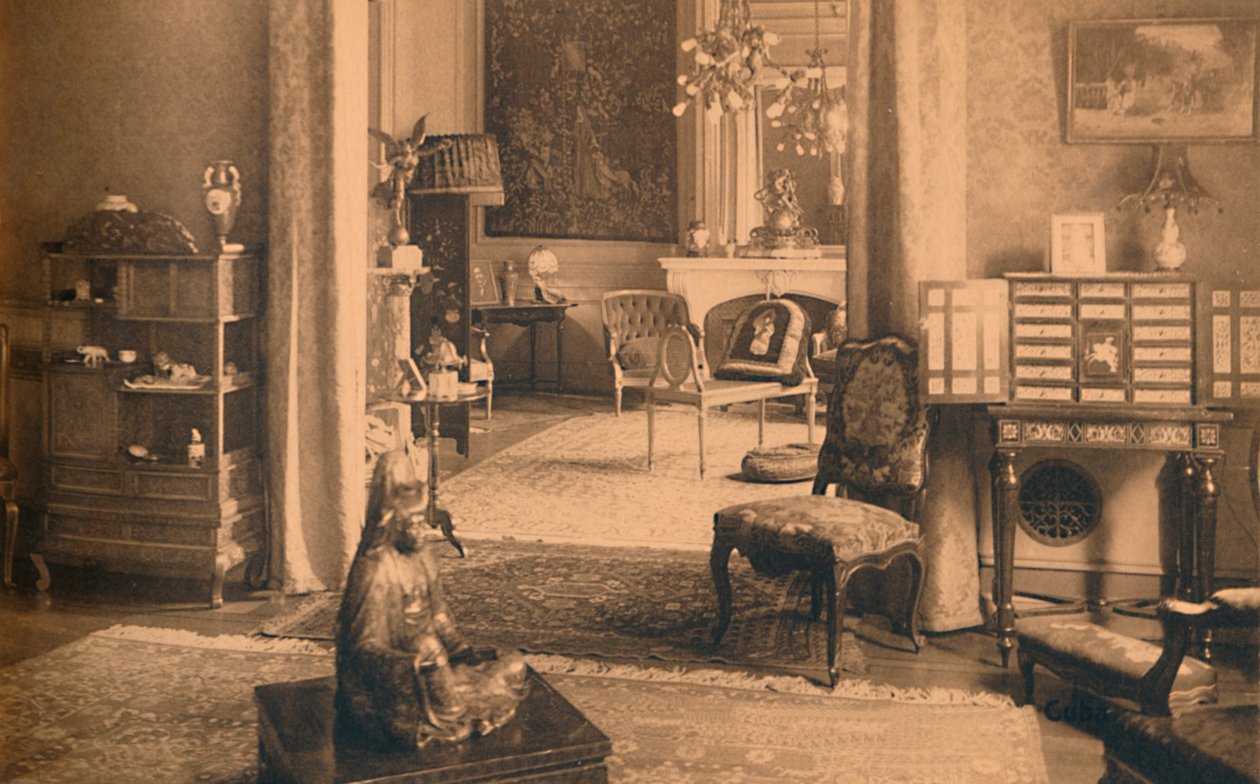 Louis XIV-værelse på den cubanske ambassade i Bruxelles, Belgien, 1927. af Unbekannt
