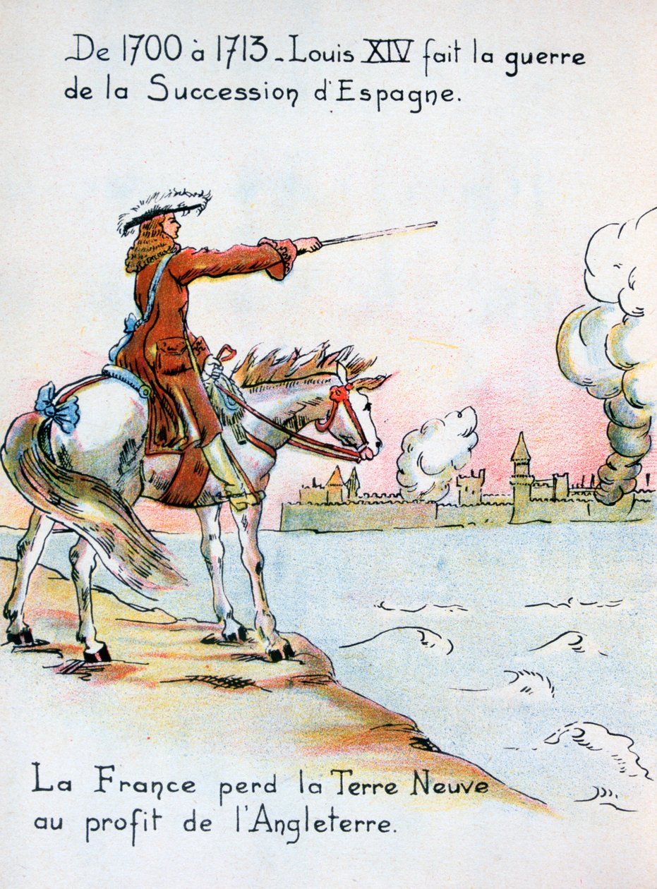 Ludvig XIV og den spanske arvefølgekrig, 1700-1715 20. århundrede af Unbekannt