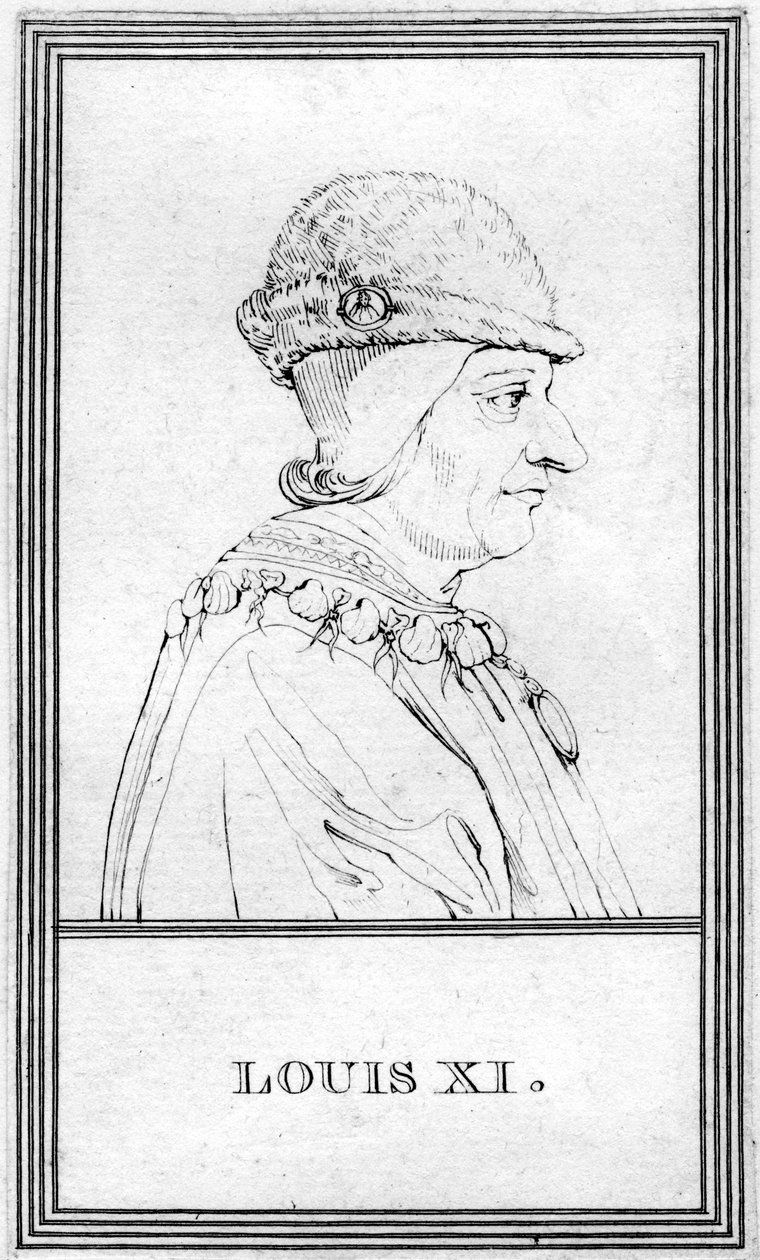 Ludvig XI, konge af Frankrig af Unbekannt