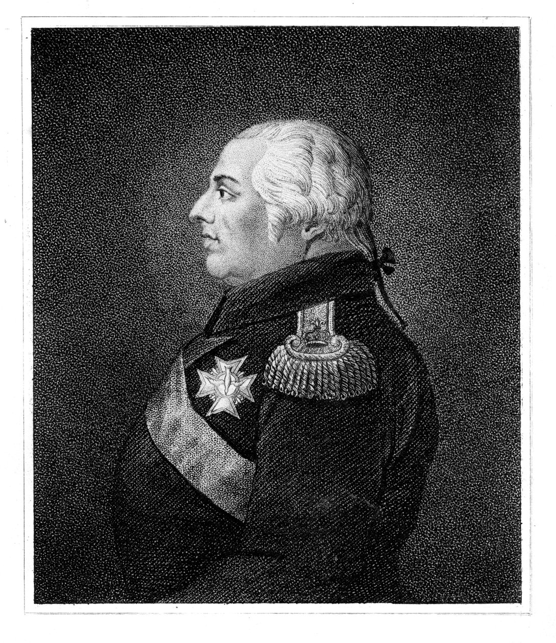 Ludvig XVIII, konge af Frankrig af Unbekannt