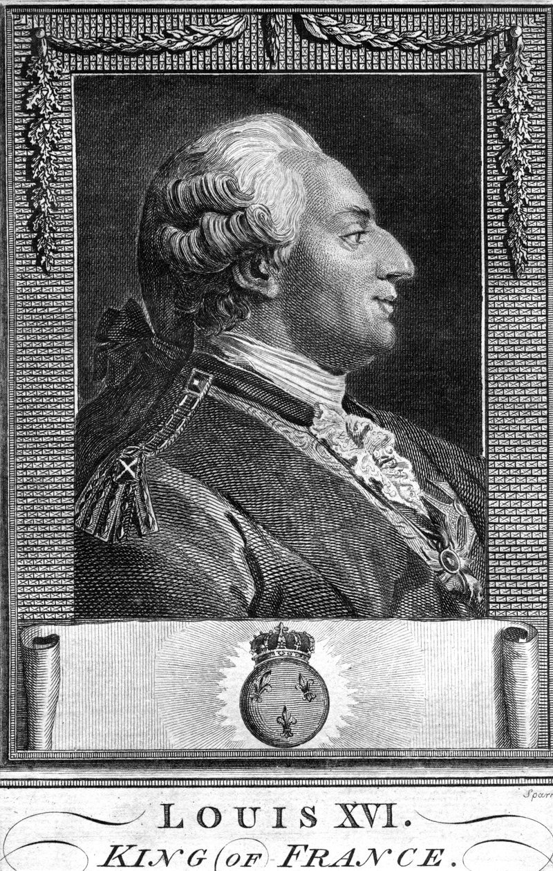 Ludvig XVI, konge af Frankrig af Unbekannt