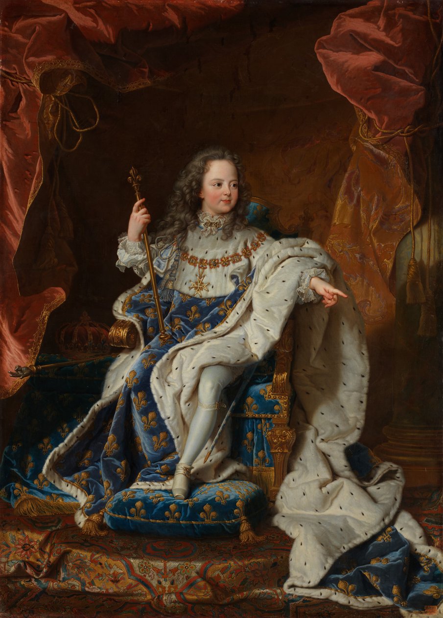 Ludvig XV 1710-1774 som barn, ca. 1716-24. af Unbekannt