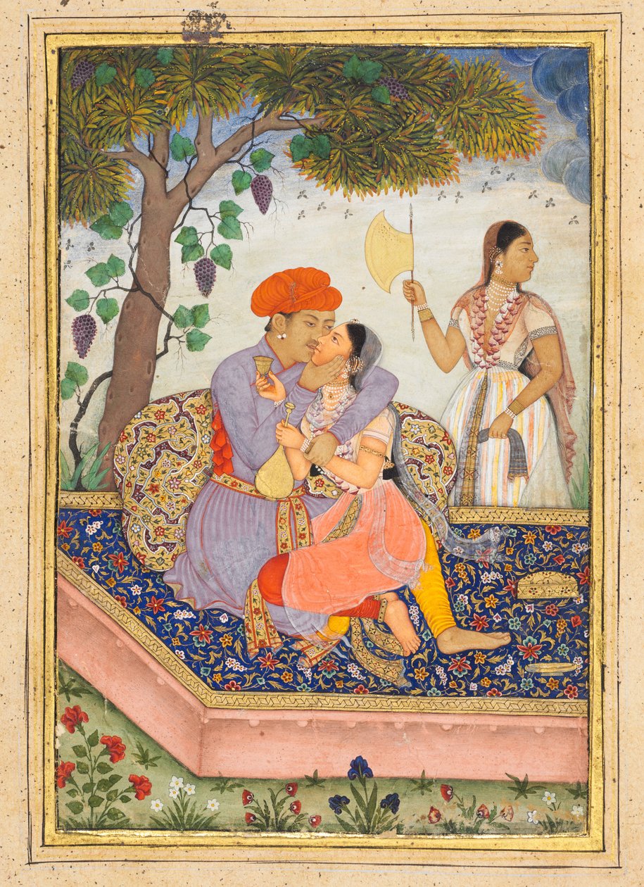 Lovers Embracing af Unbekannt Unbekannt