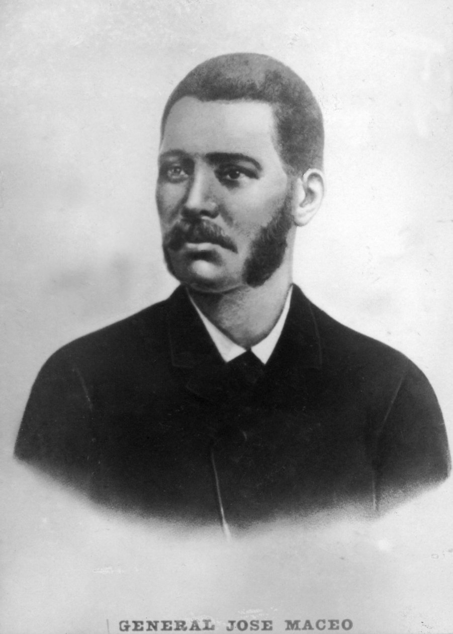Generalløjtnant Jose Maceo 1845-1896, næstkommanderende for den cubanske uafhængighedshær, c1910 af Unbekannt