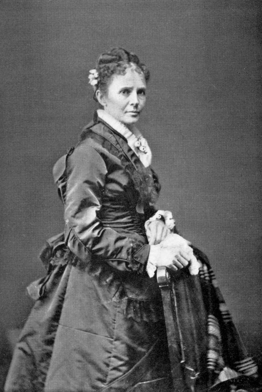 Lucretia Garfield, hustru til den amerikanske præsident James A Garfield, slutningen af det 19. århundrede, 1908 af Unbekannt