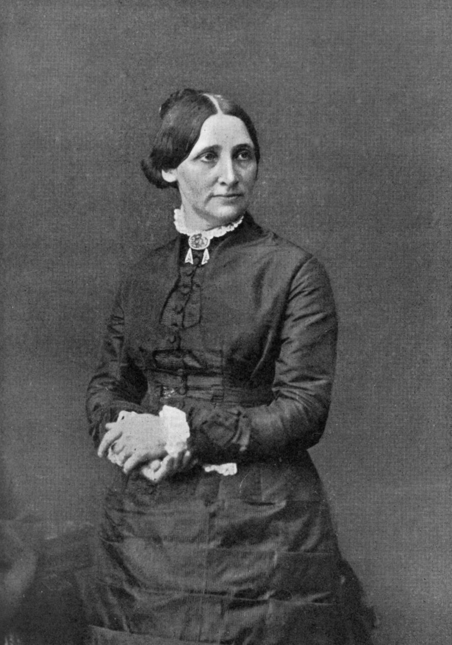 Lucy Webb Hayes, hustru til den amerikanske præsident Rutherford B Hayes, 19. århundrede, 1908 af Unbekannt