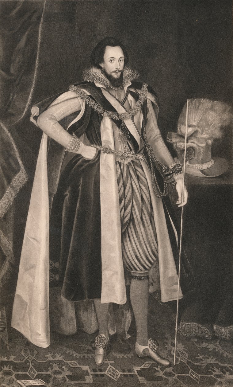 Ludovic Stuart, anden hertug af London, c1500-tallet, 1904 af Unbekannt