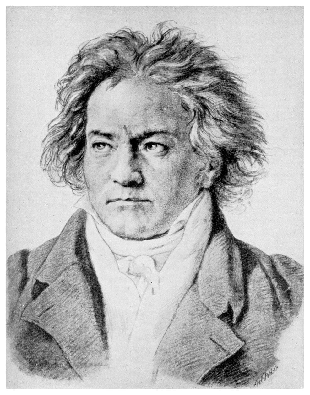 Ludwig von Beethoven, tysk komponist, c1818-1822 1956 af Unbekannt