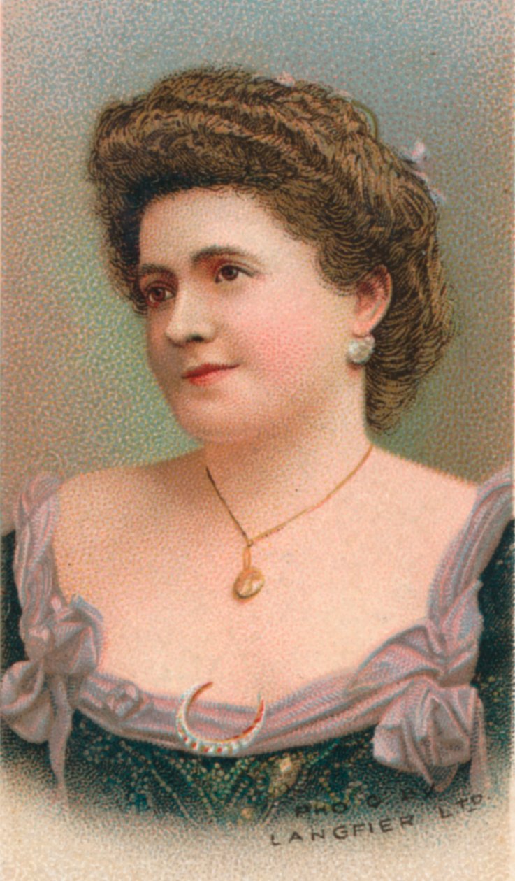 Luisa Tetrazzini 1871-1940, italiensk koloratursopran, 1911 af Unbekannt