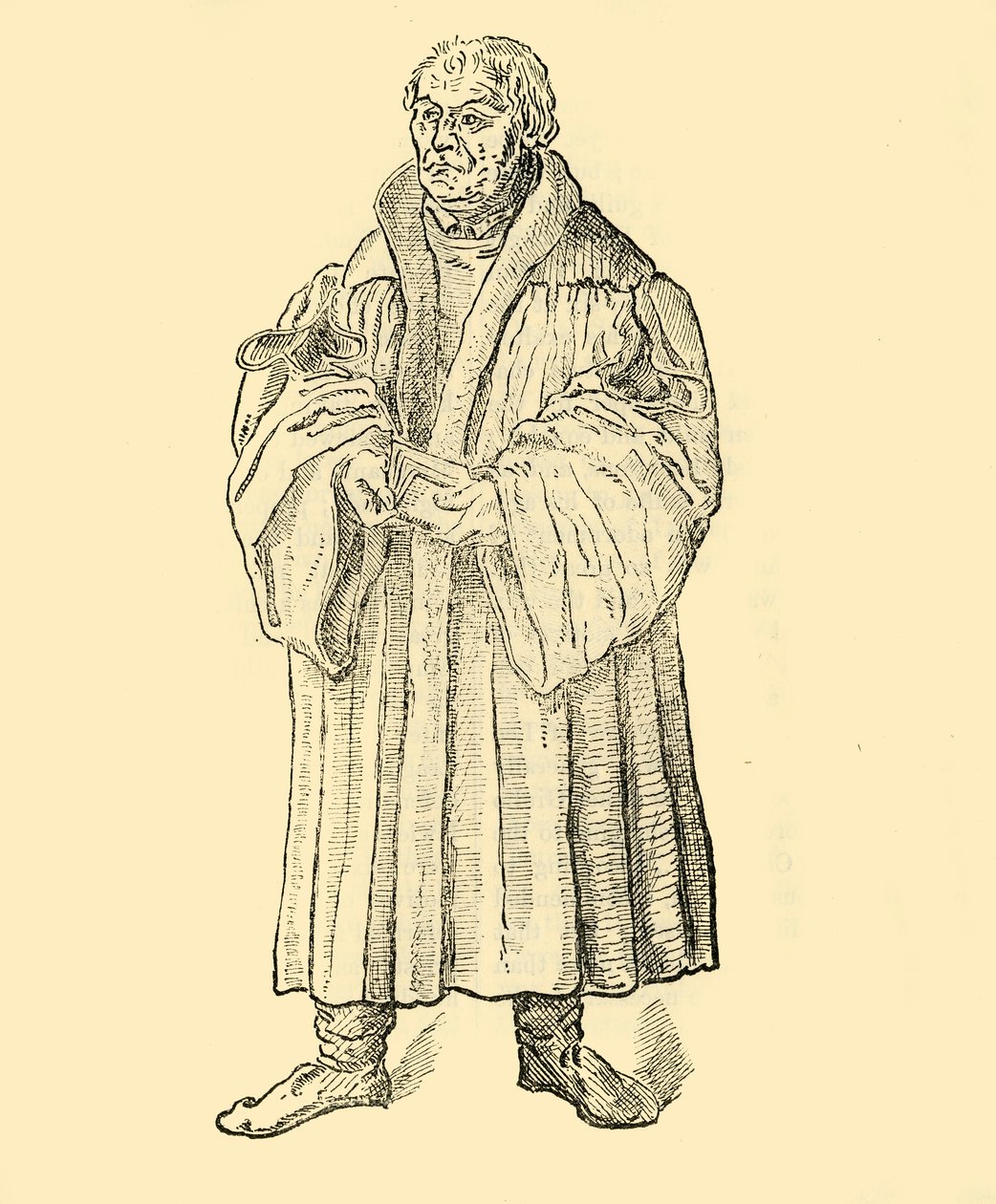 Luther Prædiken, c1500-1520, 1890. af Unbekannt