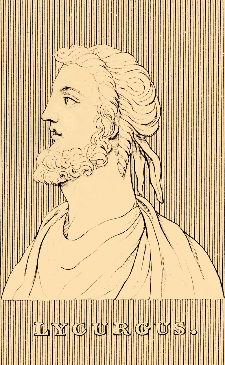 Lycurgus, fl c820 f.Kr., 1830. af Unbekannt