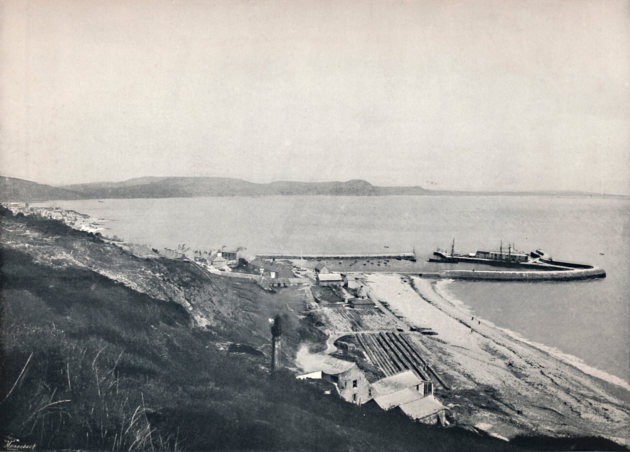 Lyme Regis - Havnen, 1895 af Unbekannt