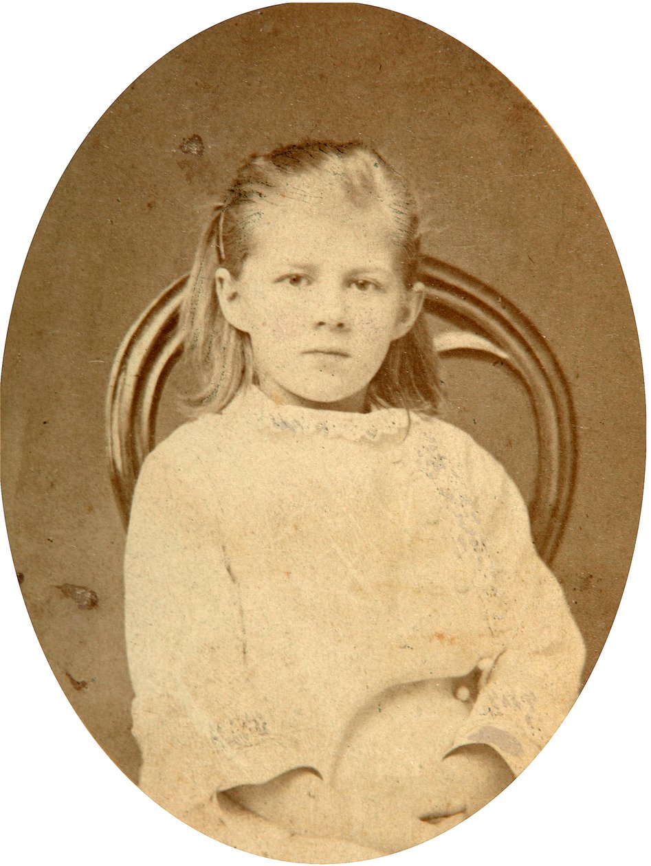 Lyubov Dostojevskaja, datter af forfatteren Fjodor Dostojevskij, 1870