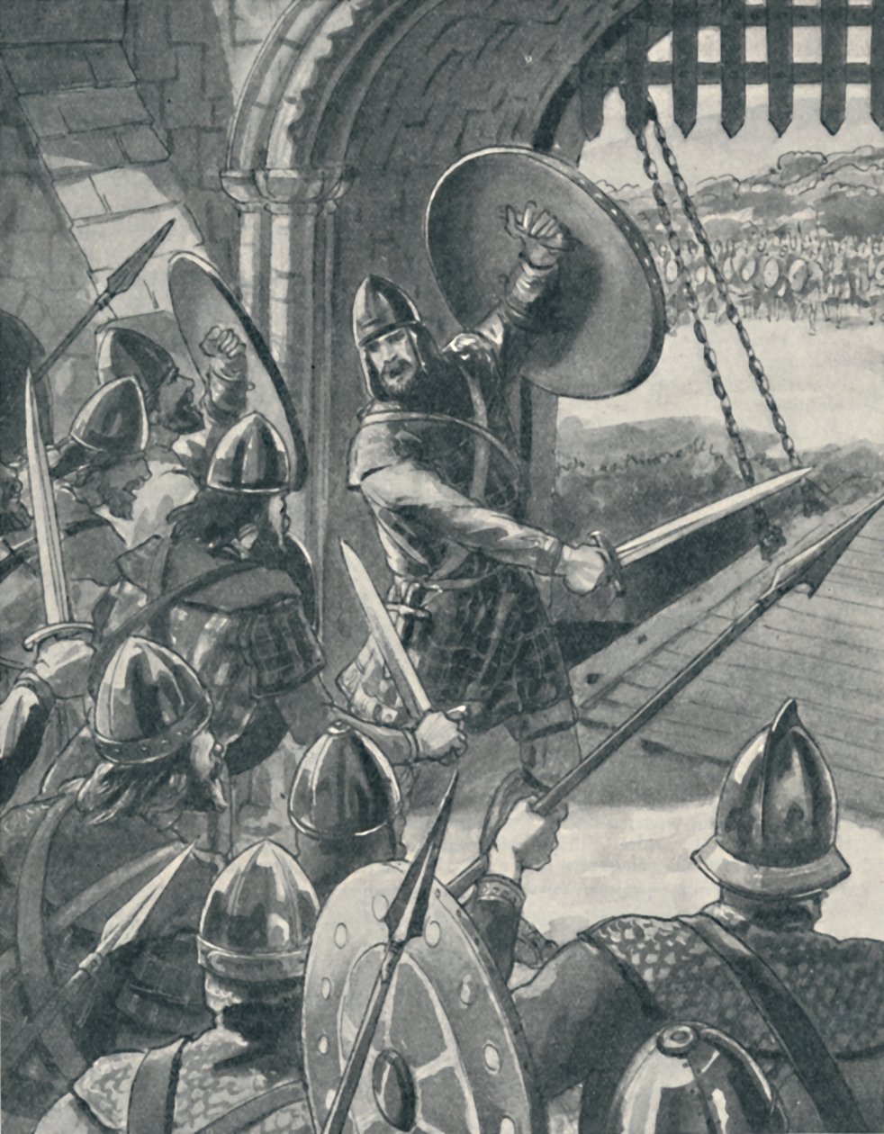 Macbeth var en stædig kriger, c1934 af Unbekannt