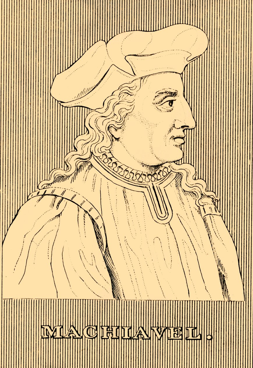 Machiavelli, 1469-1527, 1830. af Unbekannt