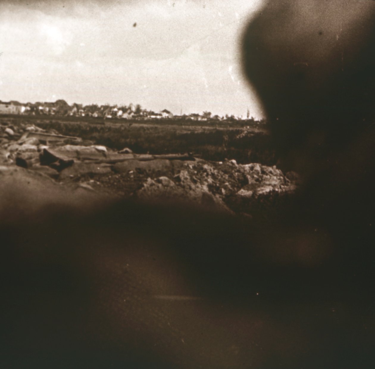 Maskingeværsly, Diksmuide, Belgien, c1914-c1918 af Unbekannt