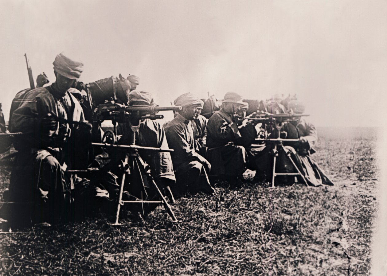 Maskingeværer, c1914-c1918 af Unbekannt